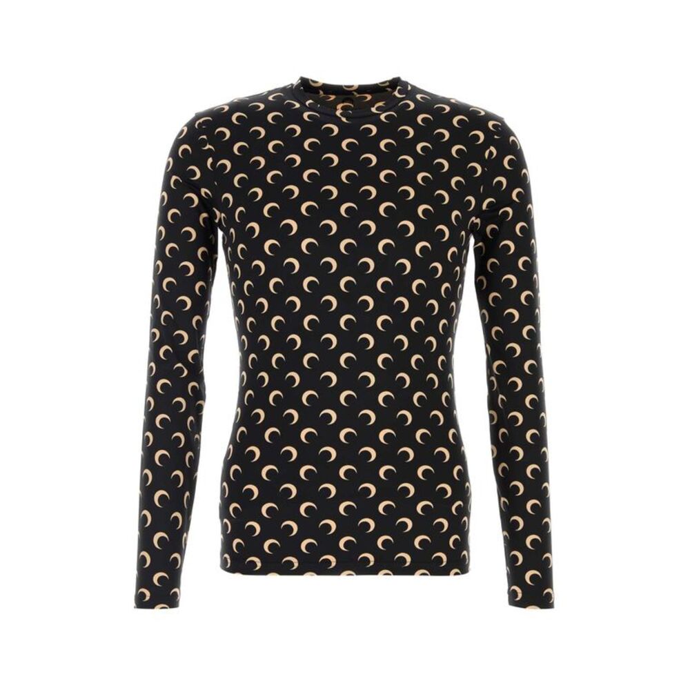 Marine Serre Men Printed Jersey T-Shirt